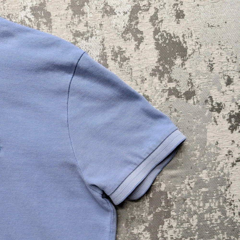 Polo Ralph Lauren Men's Blue Custom‎ Slim Fit Polo Shirt Size Large